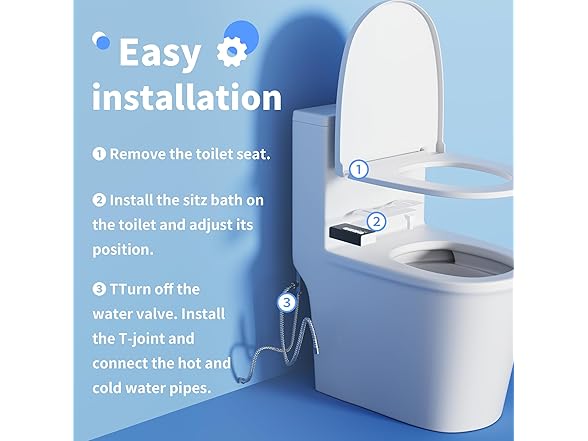 KZJMEDICAL Black Bidet Attachment