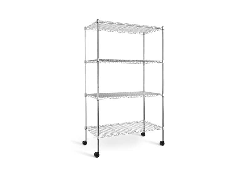 Simple Deluxe Simple Deluxe Heavy Duty 4-Tier Shelving wit