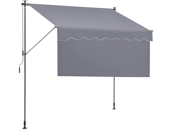 Manual Retractable Awning, 78" Outdoor