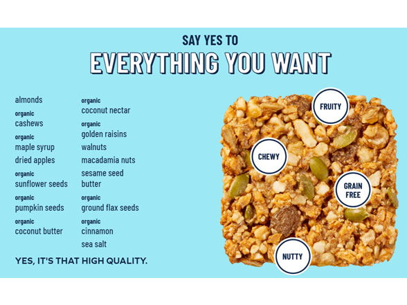 (18ct) YES BAR Gluten-free Snack Bars - Best Sellers
