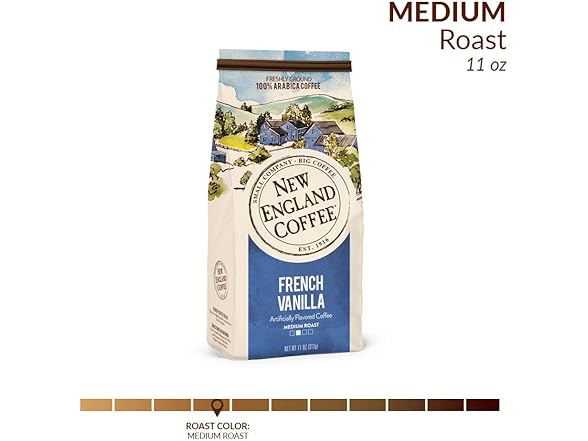 New England Coffee French Vanilla Medium Roast
