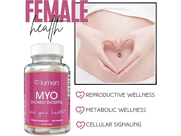 Lumen Naturals Myo & D-Chiro Inositol Support
