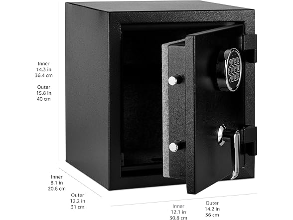 Amazon Basics Fire Resistant Security Safe