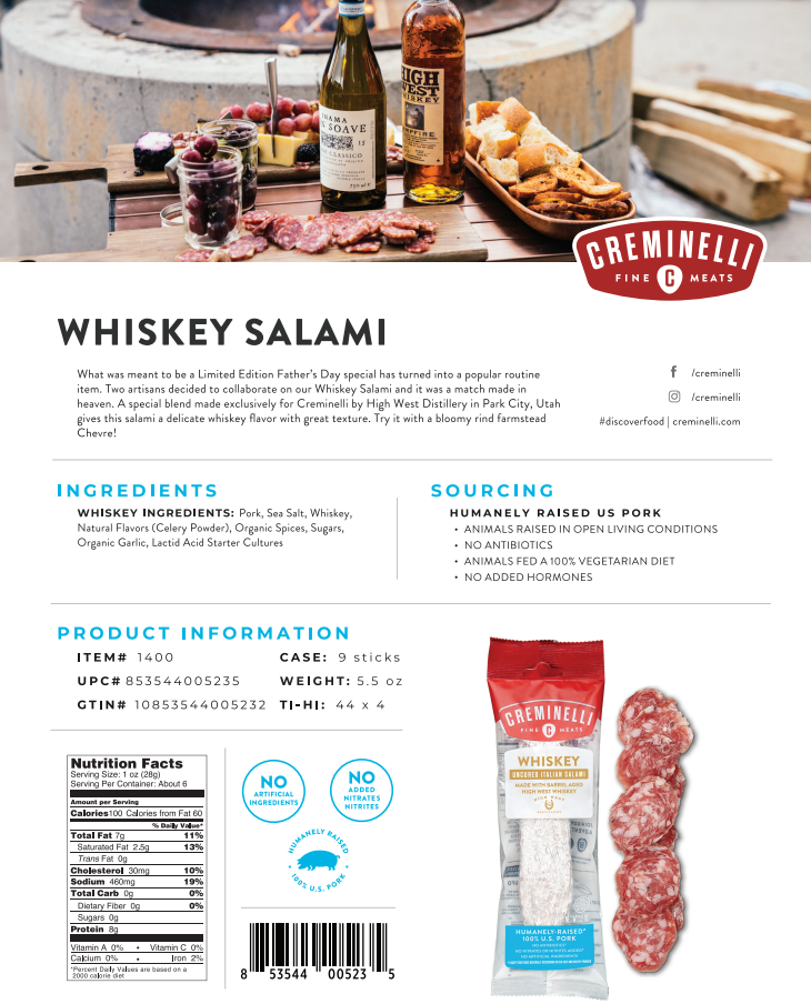 Creminelli Premium Salami 4 Pack - Gallery 16