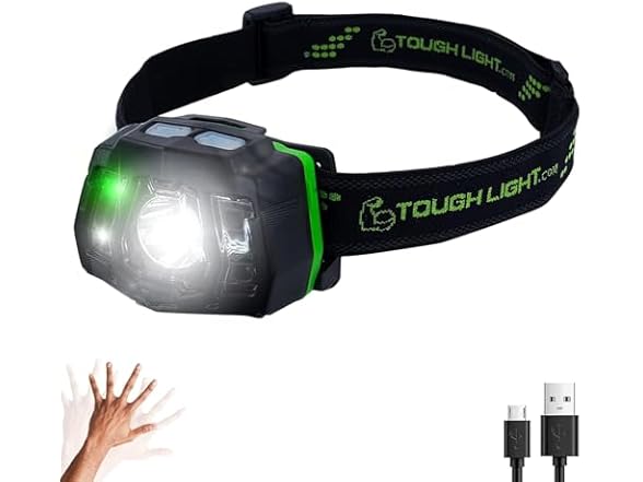 Tough Light LED Headlamp, Rechargeable