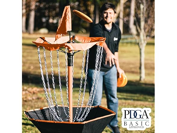 Franklin Disc Golf Basket + Discs Set