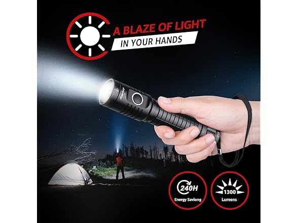 axefury Flashlight, Rechargeable Magnet