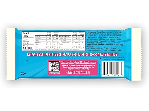 Feastables Cookies Creme Choc Bar 10ct 2