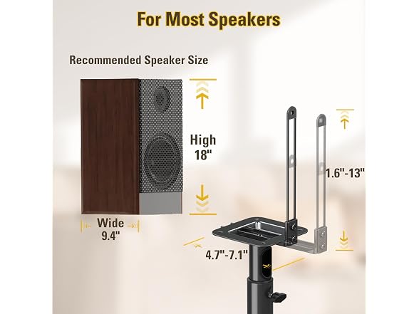 Mounting Dream Adjustable Speaker Stands