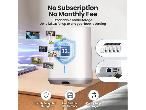 SOLIOM 4 Pack 4 MP Security Cameras