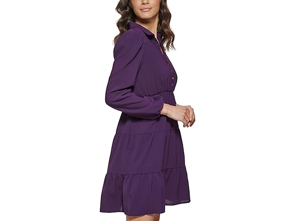 Kensie Women Long Sleeve Mini Dress