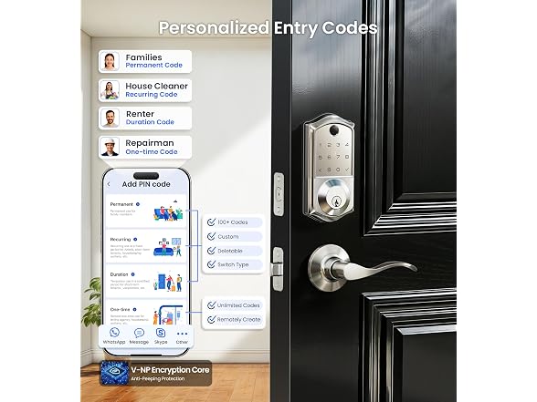 Veise VE017-L Fingerprint Smart Lock