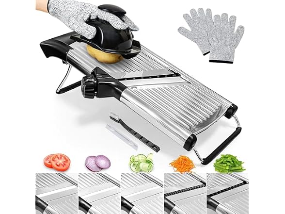 XAYCDEHN Adjustable Mandoline Slicer