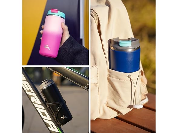Konokyo 12oz Travel Coffee Mug with Lid