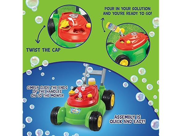 Maxx Bubbles Deluxe Bubble Lawn Mower