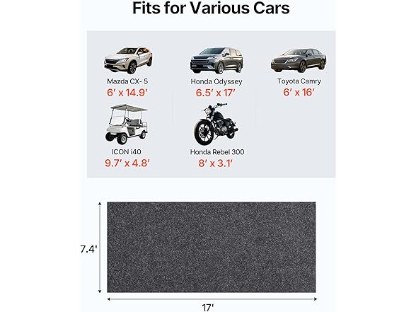 VEVOR Garage Floor Mat