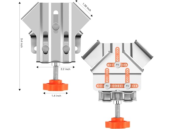 Plus tard CON-08 2 PCS Corner Clamps
