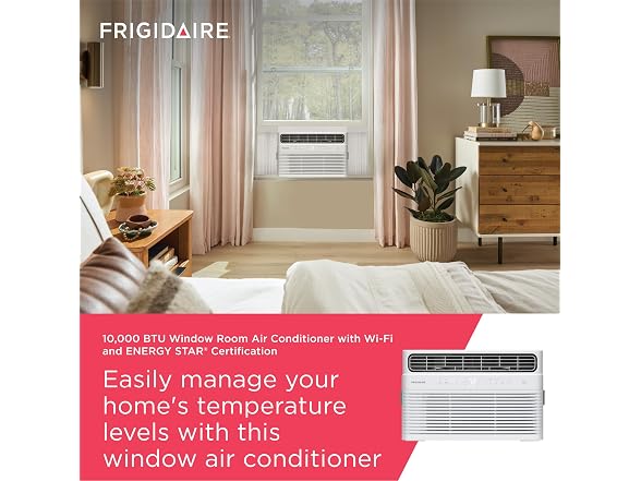 Frigidaire FHWW105WE1 10,000 BTU Inverter Window AC
