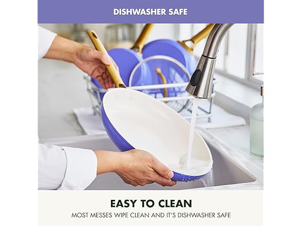 GreenPan Ceramic Nonstick 8" 10" & 12" 3 Piece Frying Pan Set