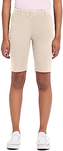 IZOD Junior's Uniform Stretch Twill Skinny Bermuda Short
