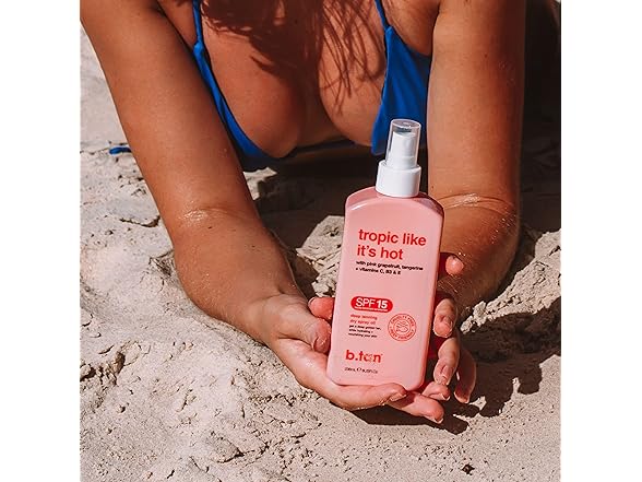 b.tan SPF 15 Deep Tanning Oil Dry Spray