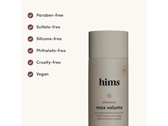 HIMS Max Volume Shampoo Volumizing Natural