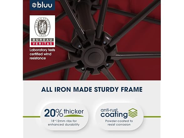 Bluu Banyan FT Patio Offset Umbrella Umbrellas