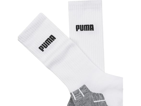 PUMA Mens Crew Running Socks