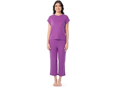 $7.99, Was $19.99, 60% Off! Fruit Of The Loom Women Dolman Sleeve Cropped Set dealfomo