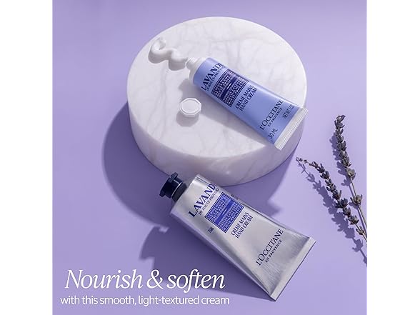 (2 Pack) L'Occitane Lavender Hand Cream, 2.6 oz