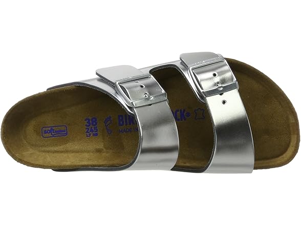 Birkenstock Arizona NL SFB Metallic Silver