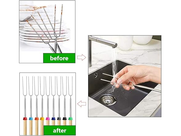 MMCMDD Double Metal Skewers (8pcs)