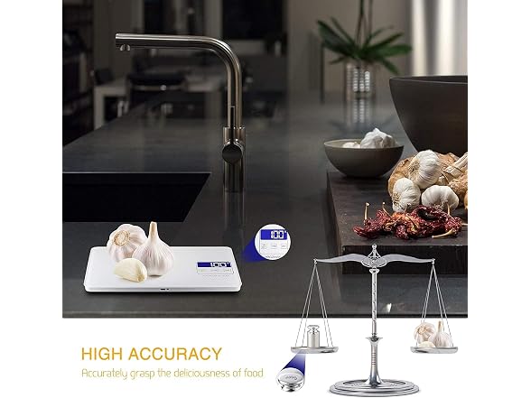 MegaWise Digital Kitchen Scale, 33lb