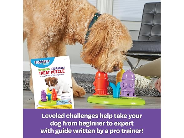 Brightkins Spinning Hydrant Treat Puzzle