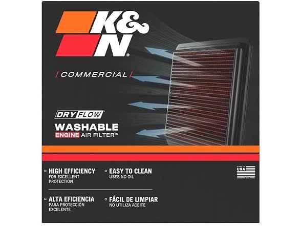K&N Engine Air Filter: High Performance E-4552