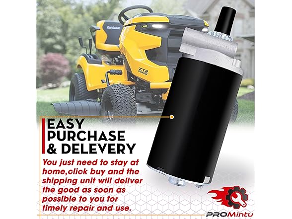 Starter Motor Replaces Cub Cadet