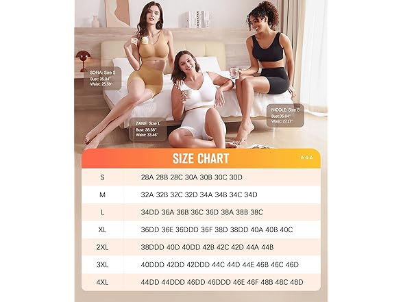 3 Pack BESTENA Seamless Sports Bras