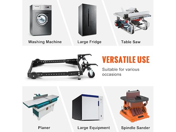 Mobile Base, 700 lbs Weight Capacity, Adjustable