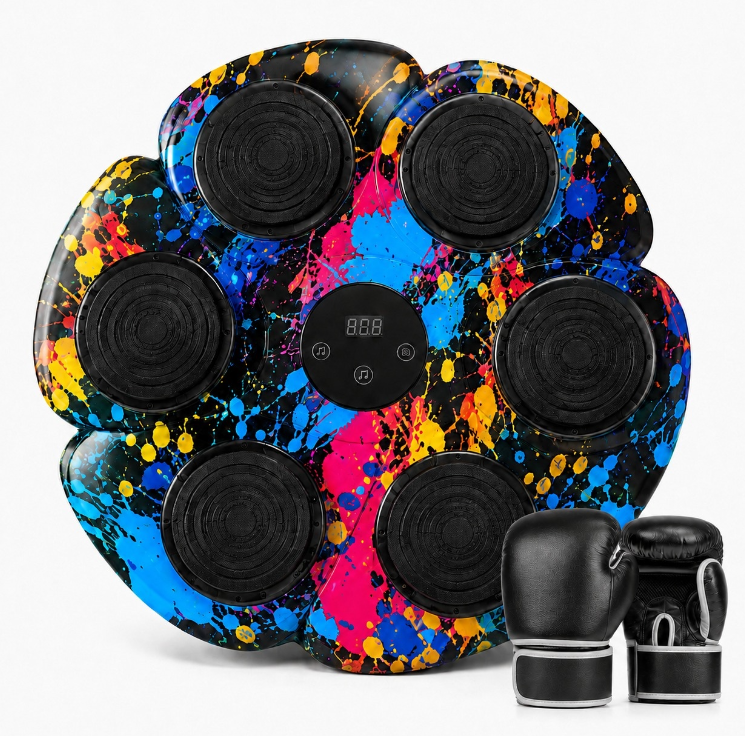 Smart Bluetooth Music Boxing Machine- Graffiti Splatter - Gallery 9