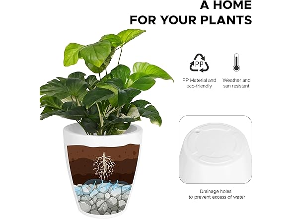 Elly Décor 12 inch Planter for Garden