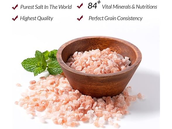 Himalayan Chef Pink Salt, Coarse Grain - 20 lb