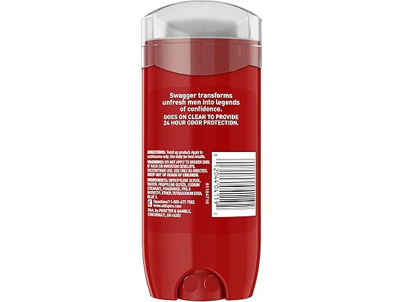 Old Spice Aluminum Free Deodorant for Men, Swagger 