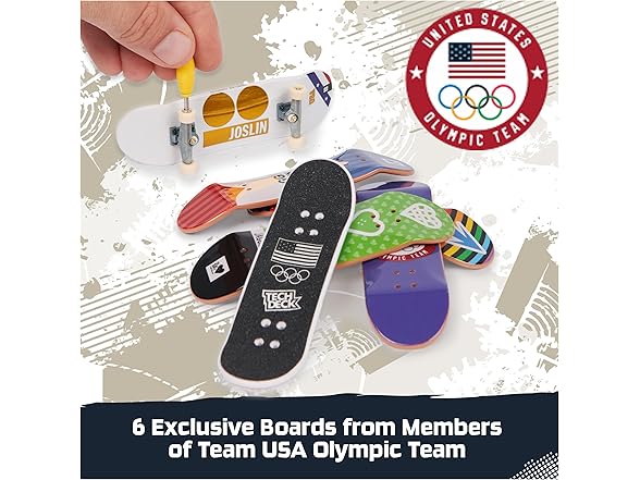 TECH DECK, Team USA Sk8 6-Pack