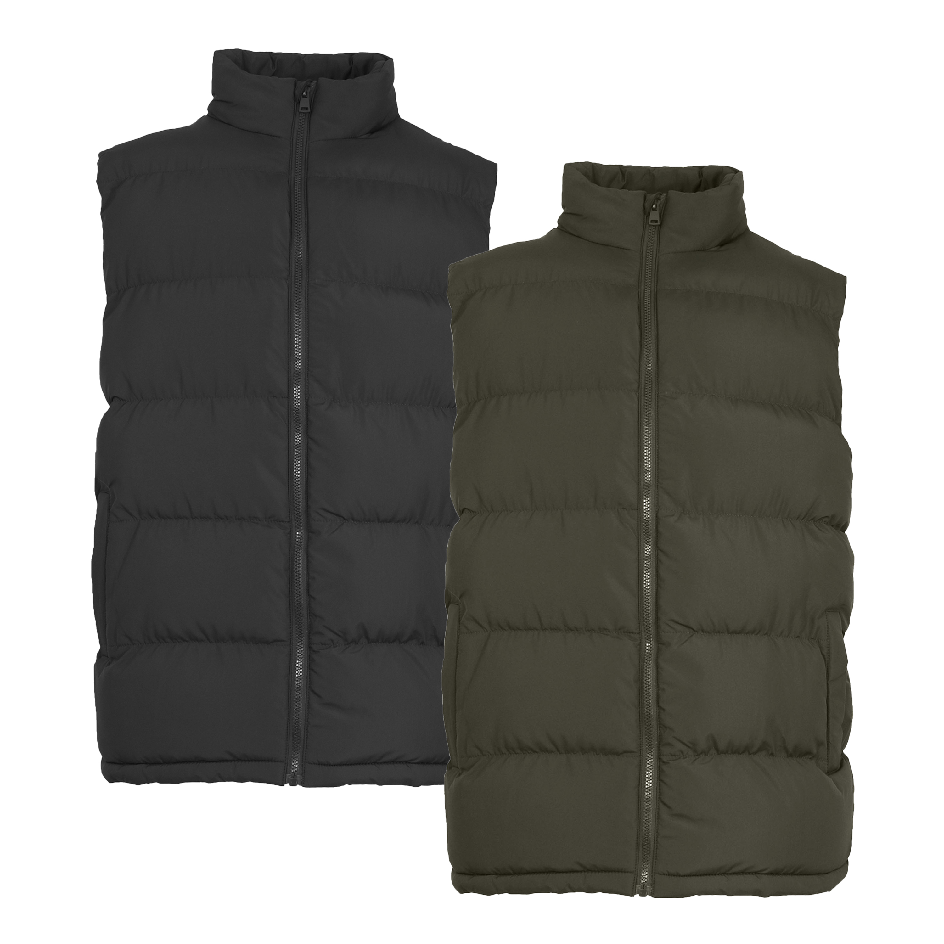 Mens Heavyweight Puffer Bubble Vest (S-2XL) - Gallery 20