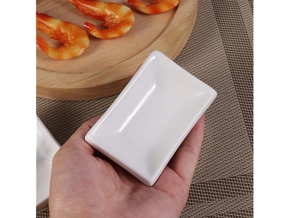 Cabilock Round Tray 2Pcs 3Inch Sauce Dishes Bo