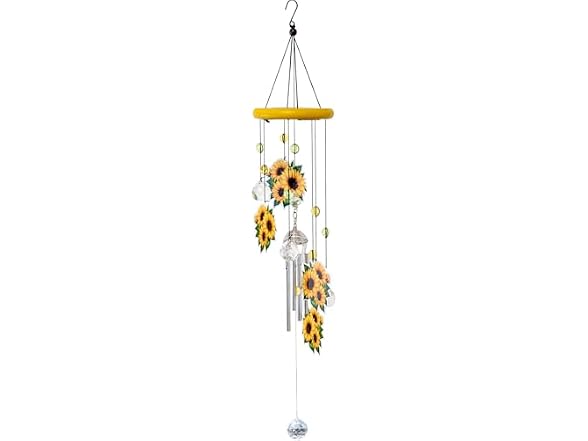 Spoontiques Sunflowers Wind Chime