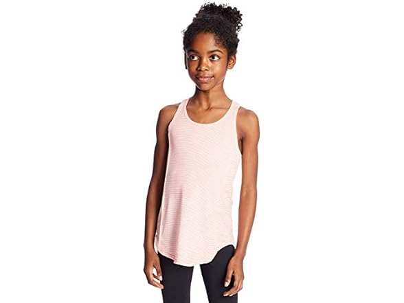 C9 Girls Keyhole Tank Coral Heather (L)