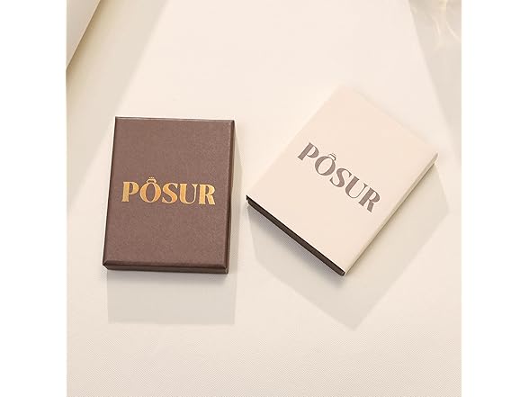 POSUR Enamel Heart Gold Hoop Earring