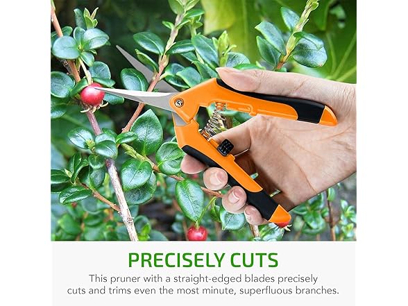 6.5" Pruning Shears Orange 4pk