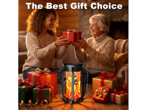 KagoLing Solar Flame Lantern 4Pk